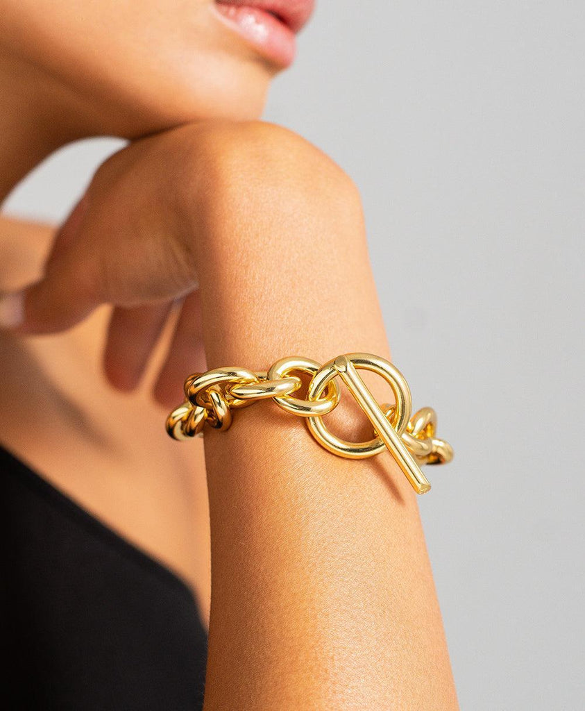 Viveca Bracelet 18ct Gold Plated - Larsson & Jennings | Official Store