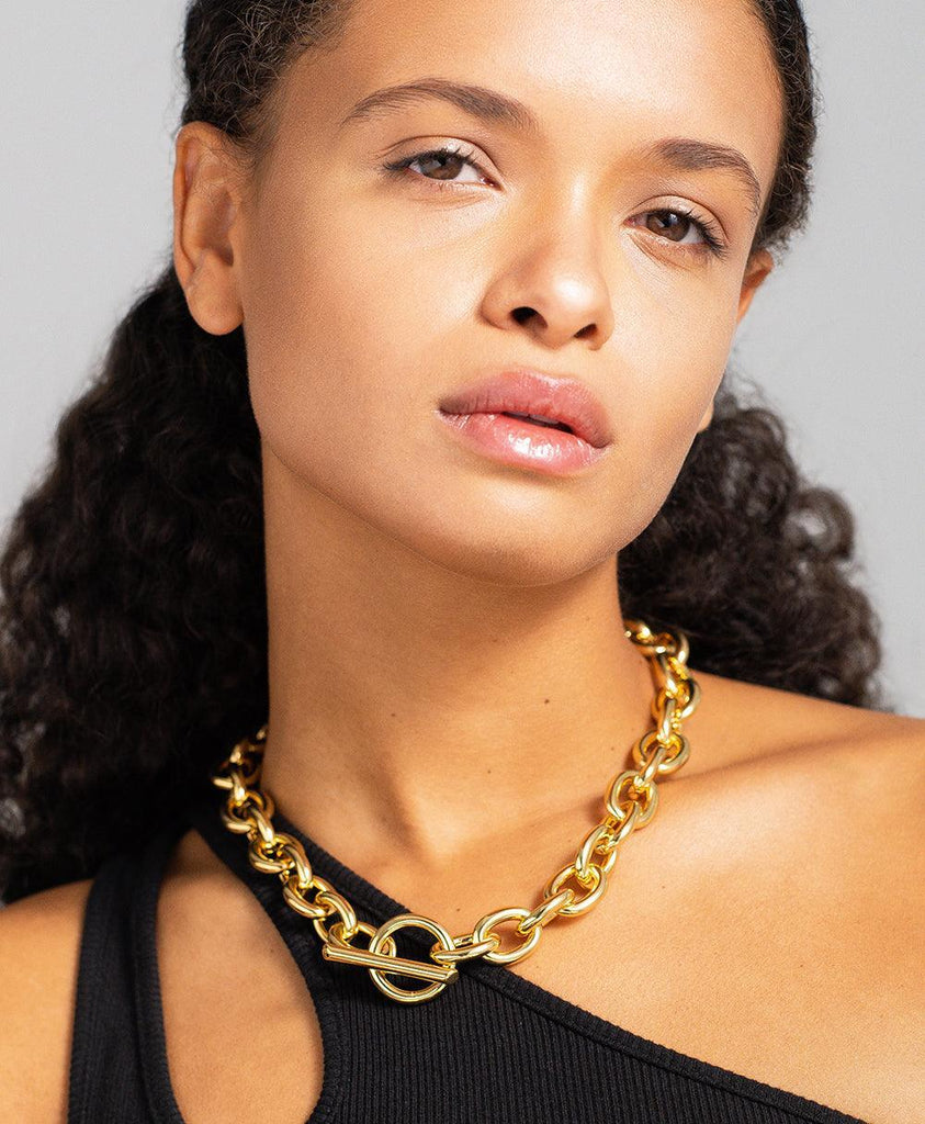 Viveca Necklace 18ct Gold Plated - Larsson & Jennings | Official Store