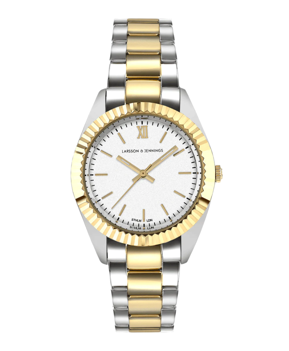 Jade Mixed Gold White 36mm - Larsson & Jennings | Official Store