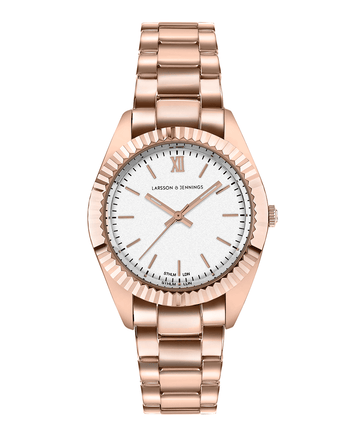 Jade Rose Gold White 36mm - Larsson & Jennings | Official Store