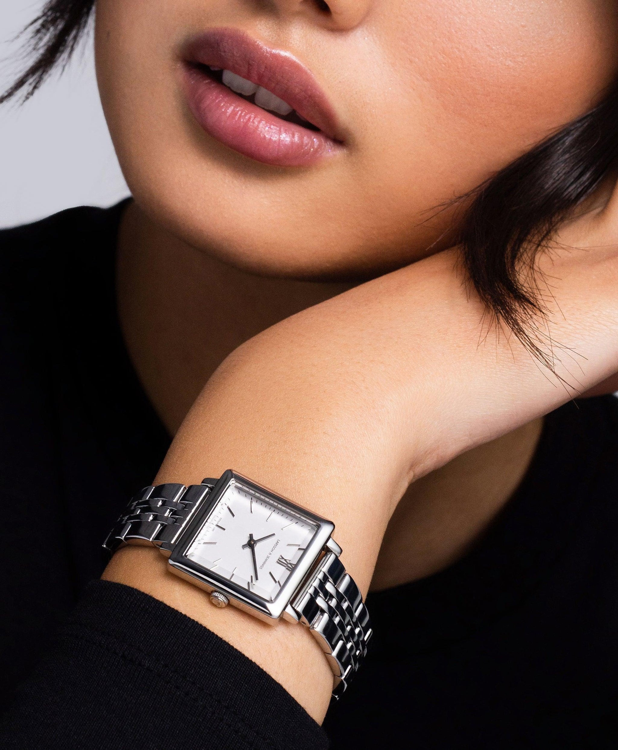 Norse Link 34mm Silver – Larsson & Jennings | Official Store