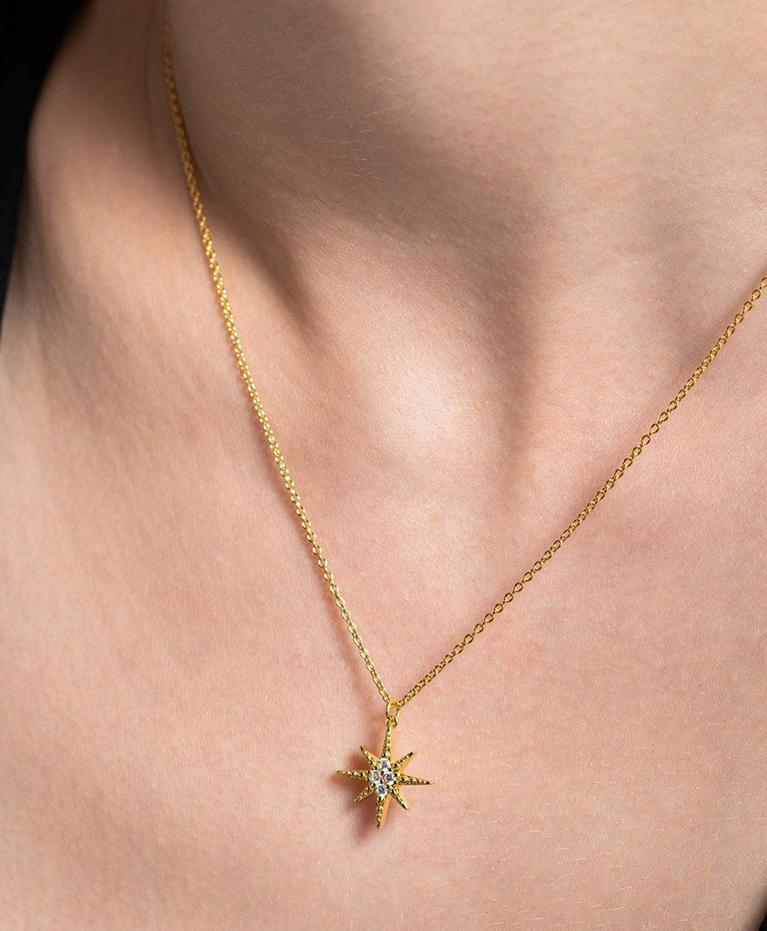 Hedda Necklace 18ct Gold Plated - Larsson & Jennings | Official Store