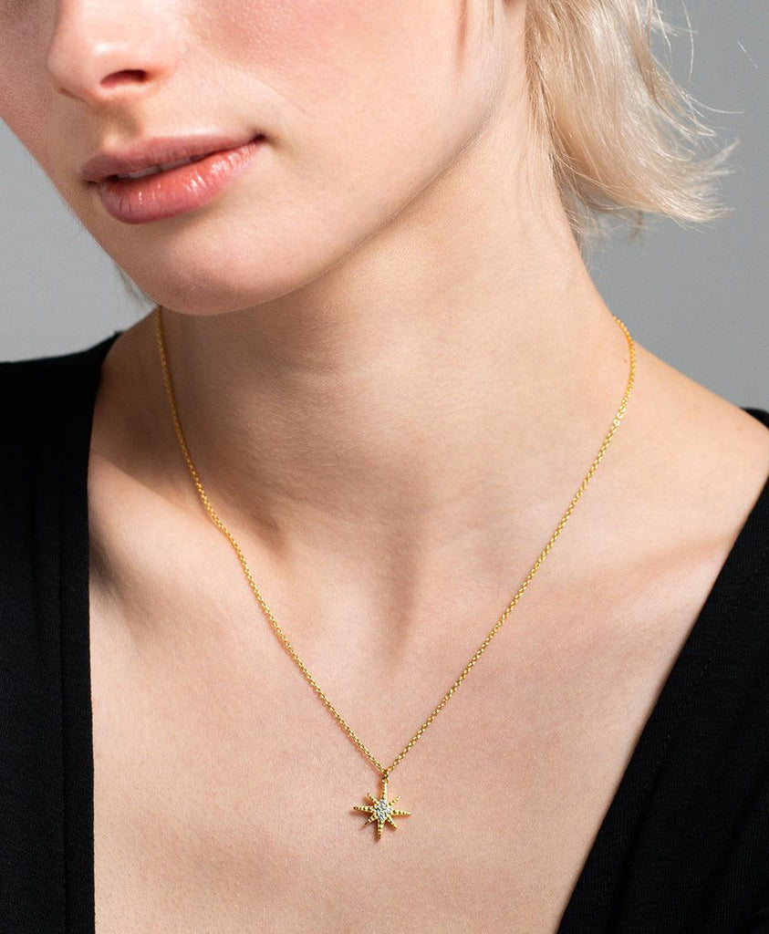 Hedda Necklace 18ct Gold Plated - Larsson & Jennings | Official Store