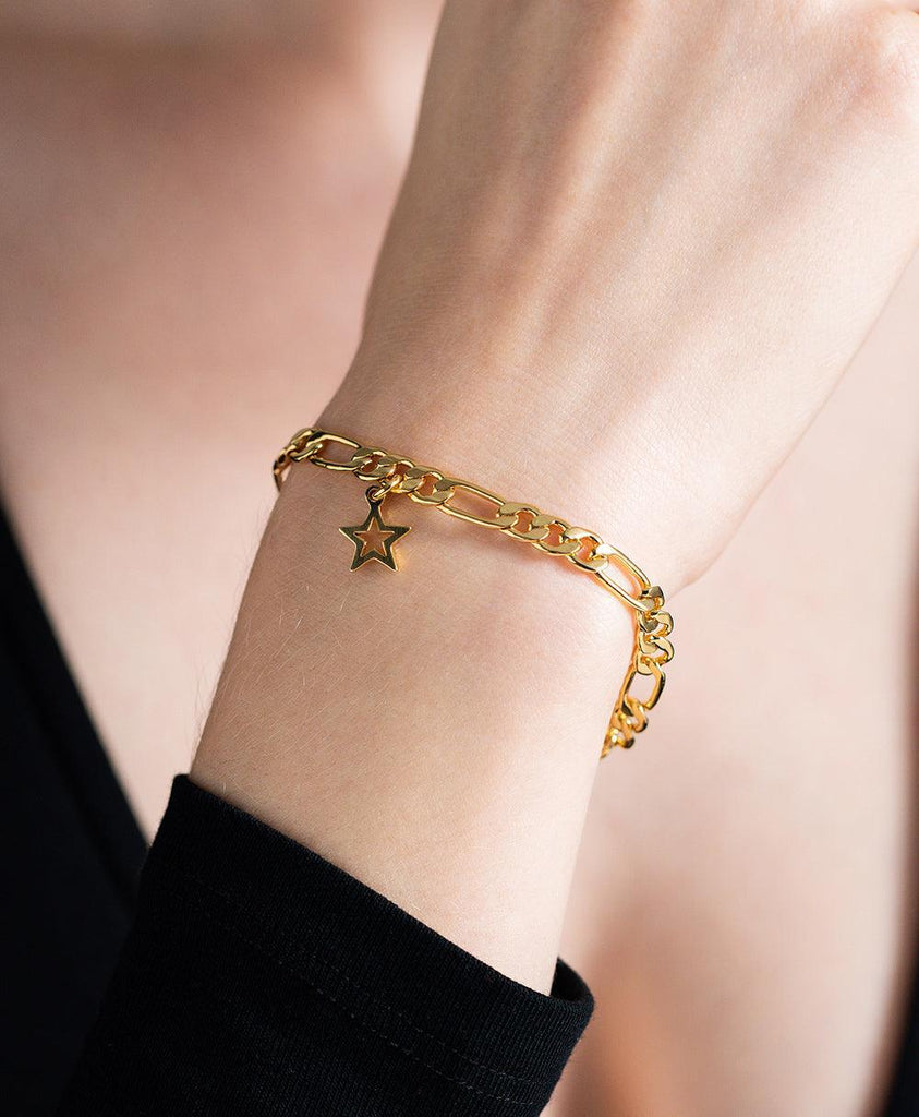 Eva Bracelet 18ct Gold Plated - Larsson & Jennings | Official Store