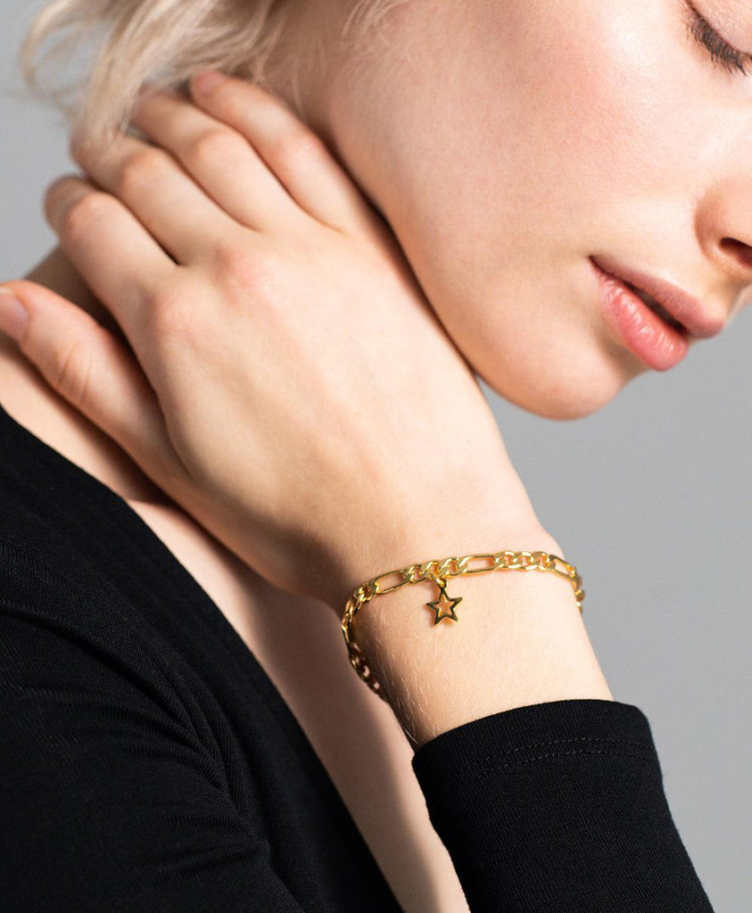 Eva Bracelet 18ct Gold Plated - Larsson & Jennings | Official Store