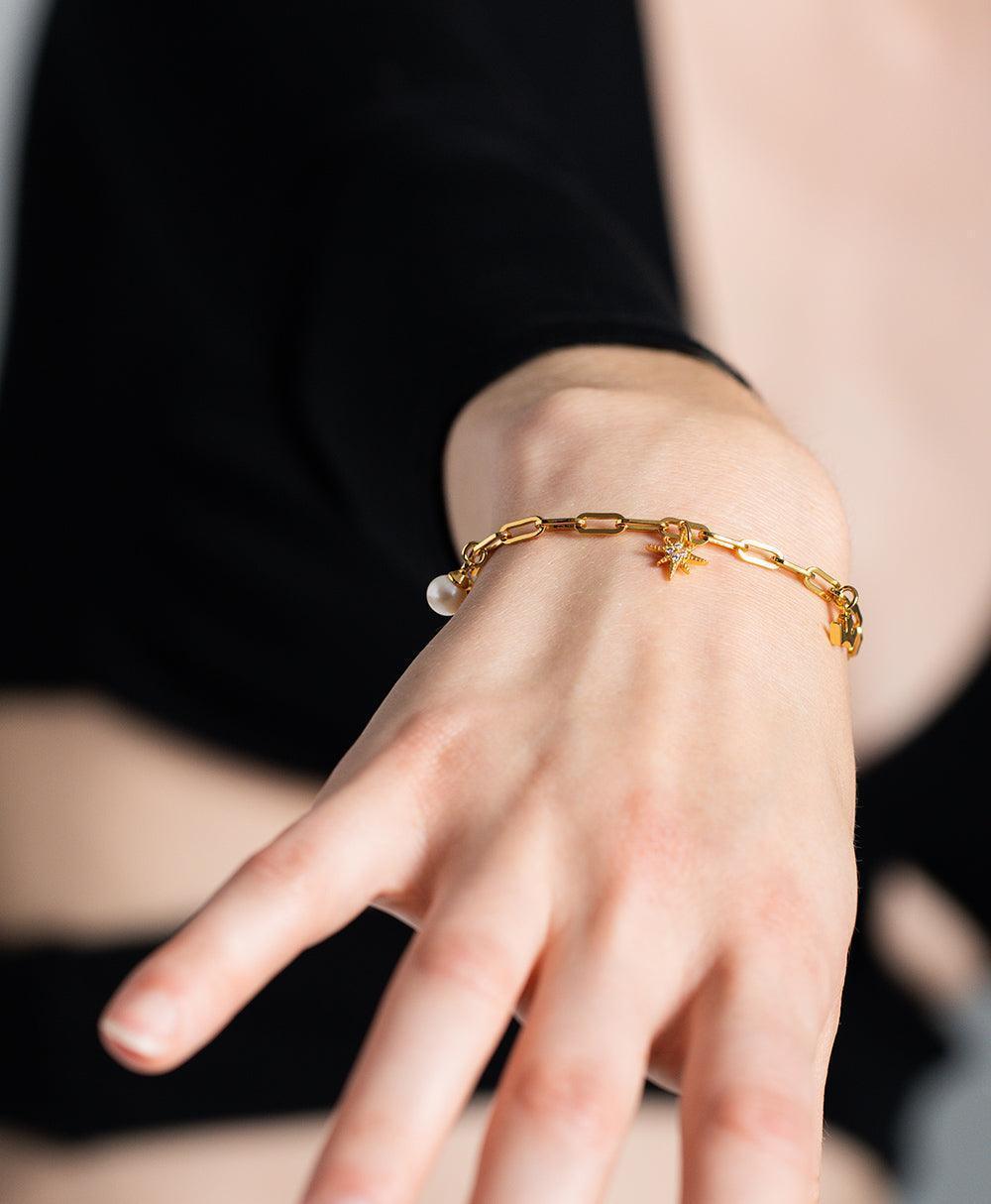 Mille Bracelet 18ct Gold Plated - Larsson & Jennings | Official Store