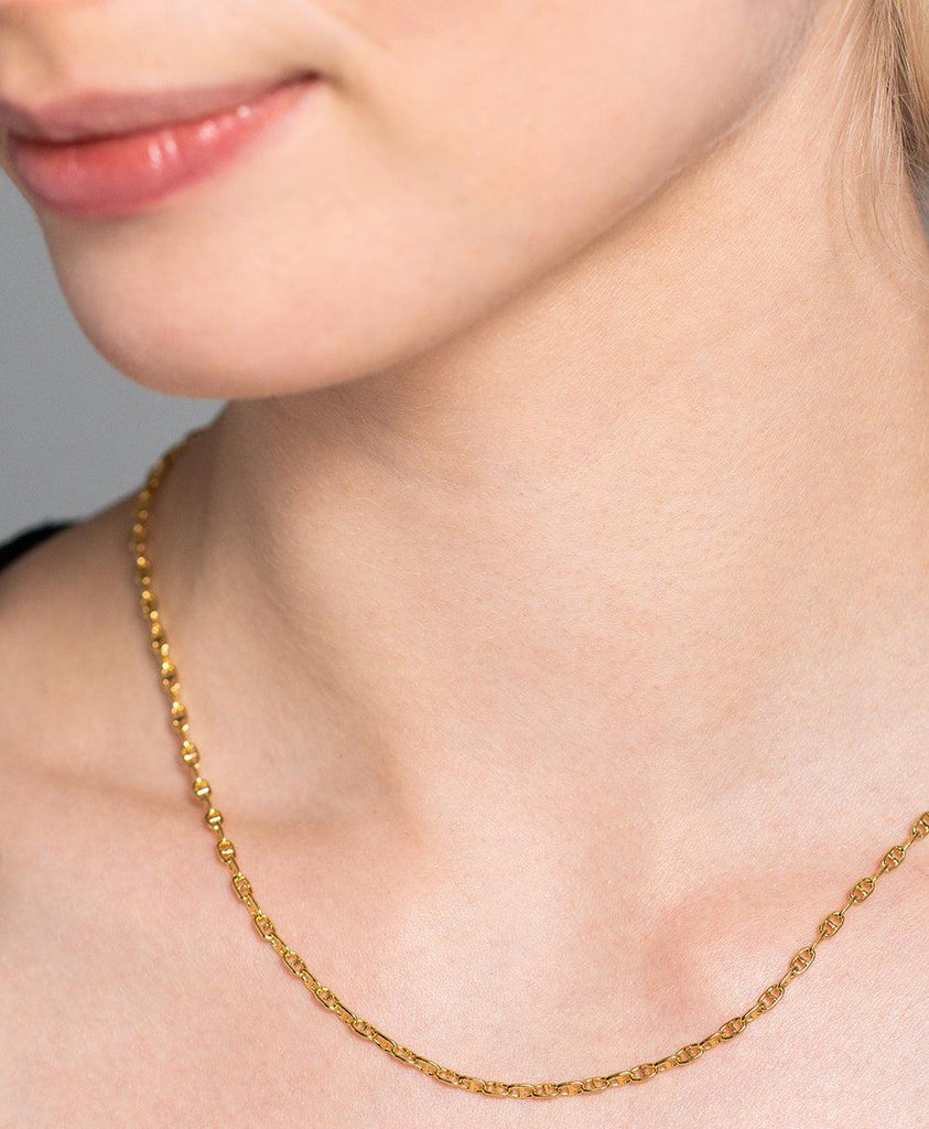 Alma Necklace 18ct Gold Plated - Larsson & Jennings | Official Store