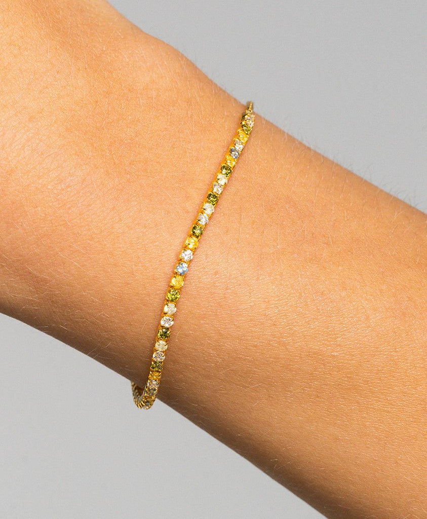 Mila Bracelet Multi 18ct Gold Plated - Larsson & Jennings | Official Store