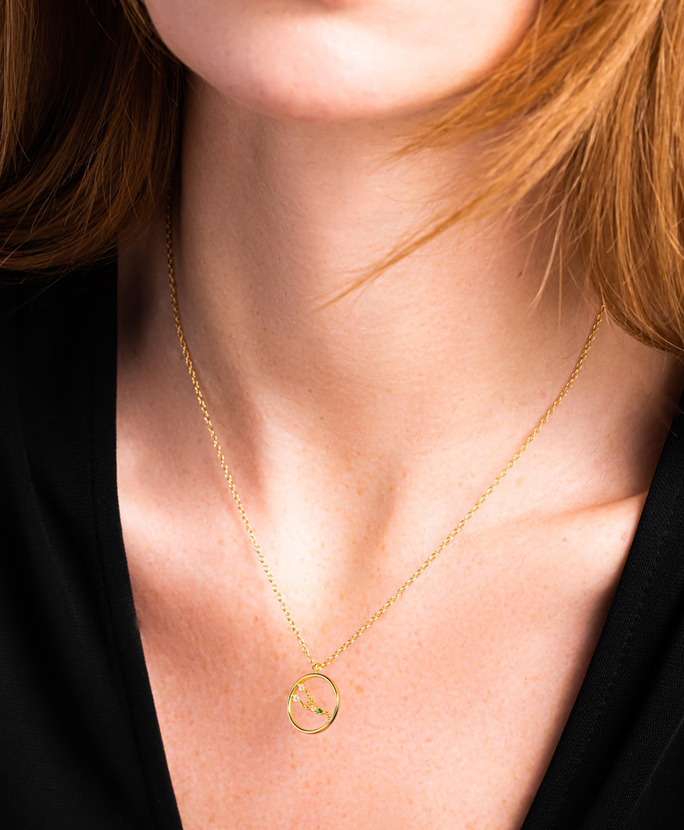 Zodiac Necklace Taurus 18ct Gold Plated - Larsson & Jennings | Official Store