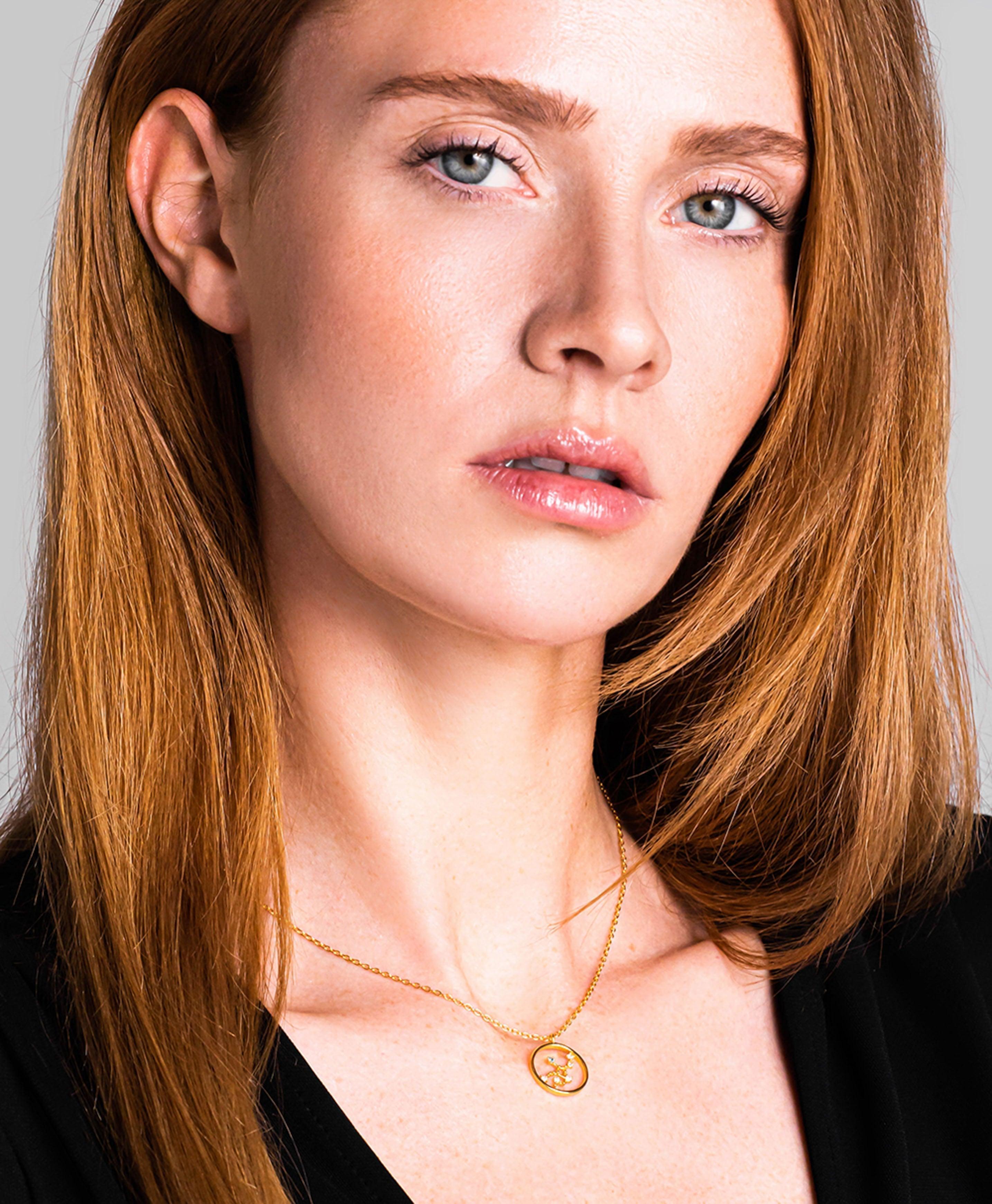 Zodiac Necklace Virgo 18ct Gold Plated - Larsson & Jennings | Official Store