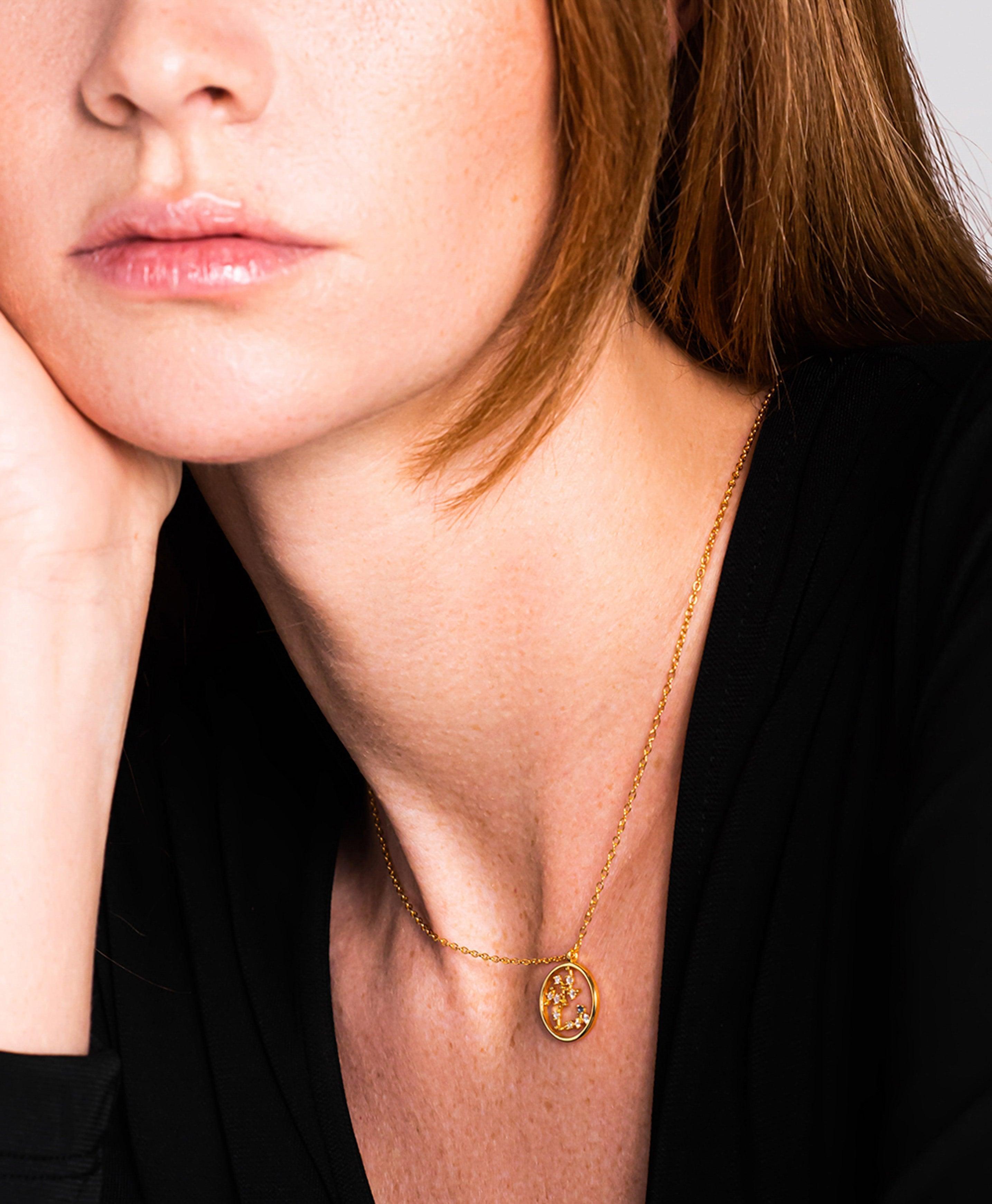 Zodiac Necklace Sagittarius 18ct Gold Plated - Larsson & Jennings | Official Store