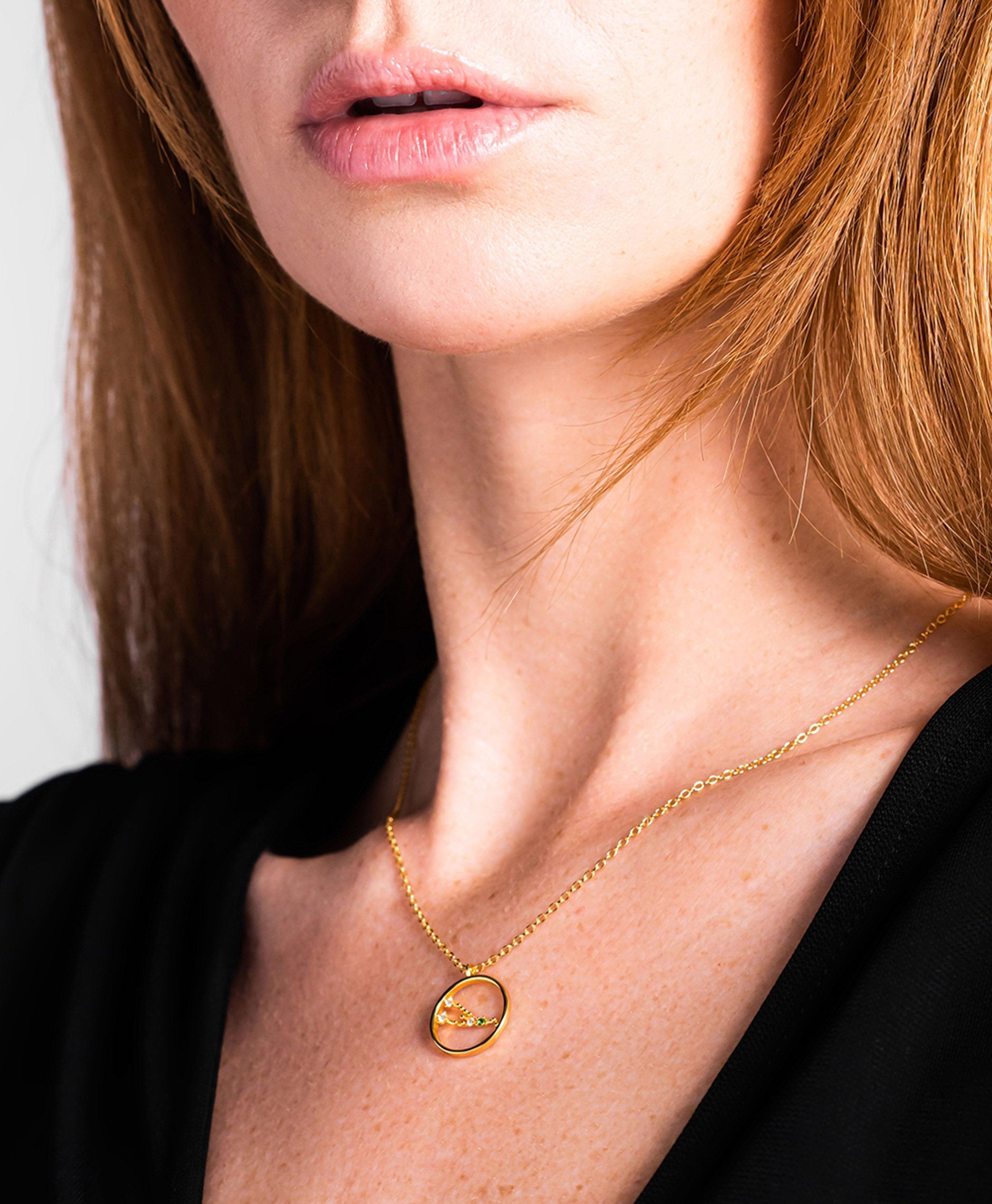 Zodiac Necklace Taurus 18ct Gold Plated - Larsson & Jennings | Official Store