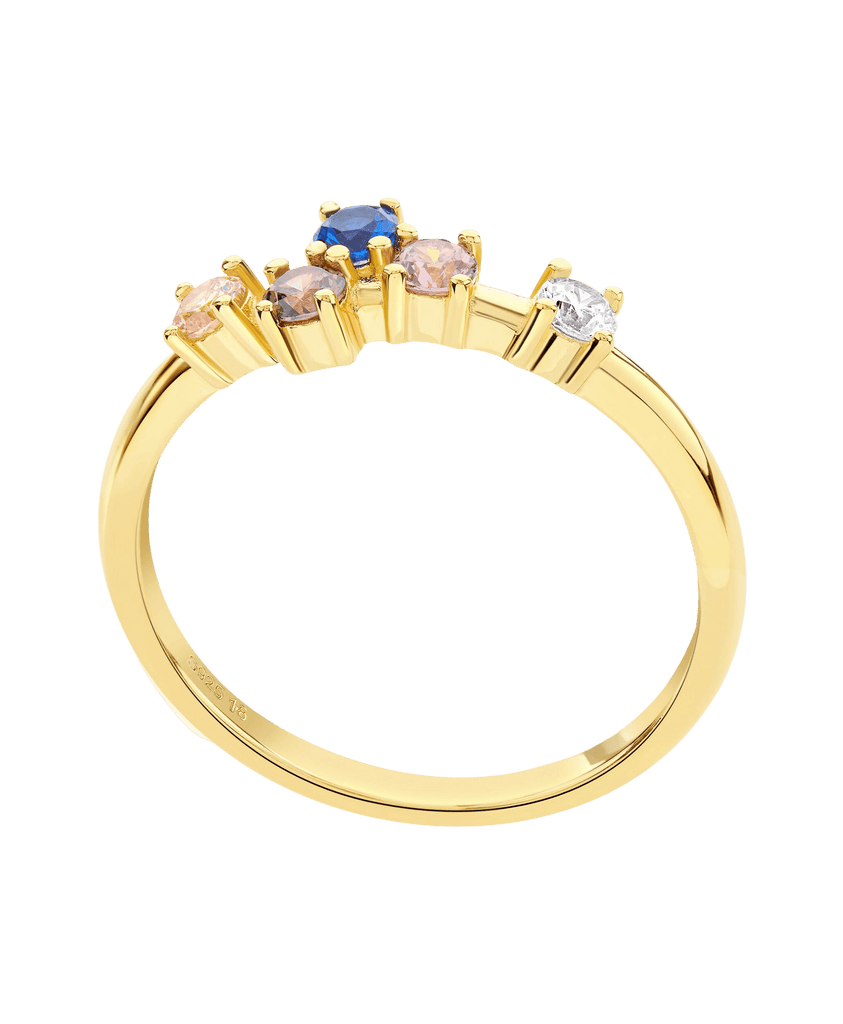 Lova Ring Multi 18ct Gold Plated - Larsson & Jennings | Official Store