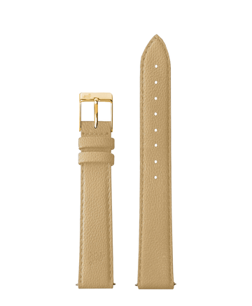 16mm Beige Strap with Gold Buckle - Larsson & Jennings | Official Store