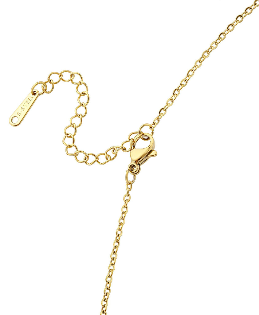 Sleek Name Necklace 18ct Gold Vermeil - Larsson & Jennings | Official Store