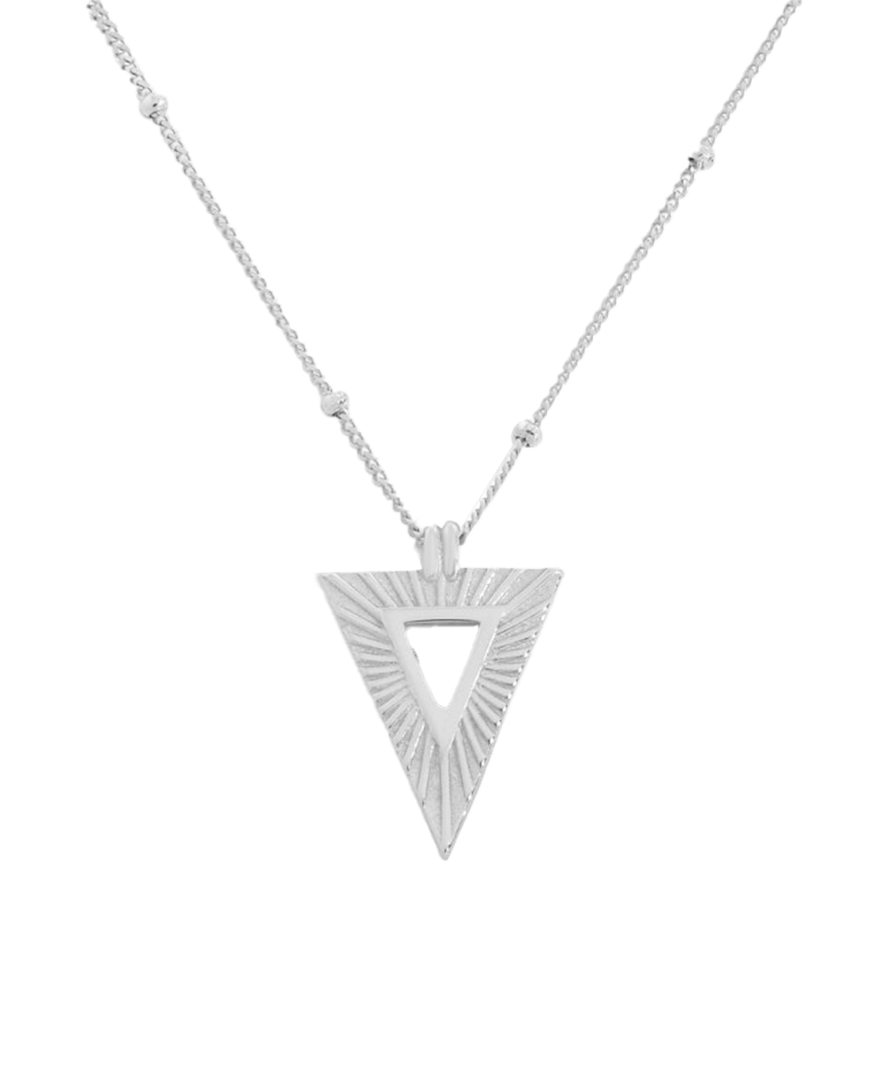 Celestia Pendant Necklace Silver