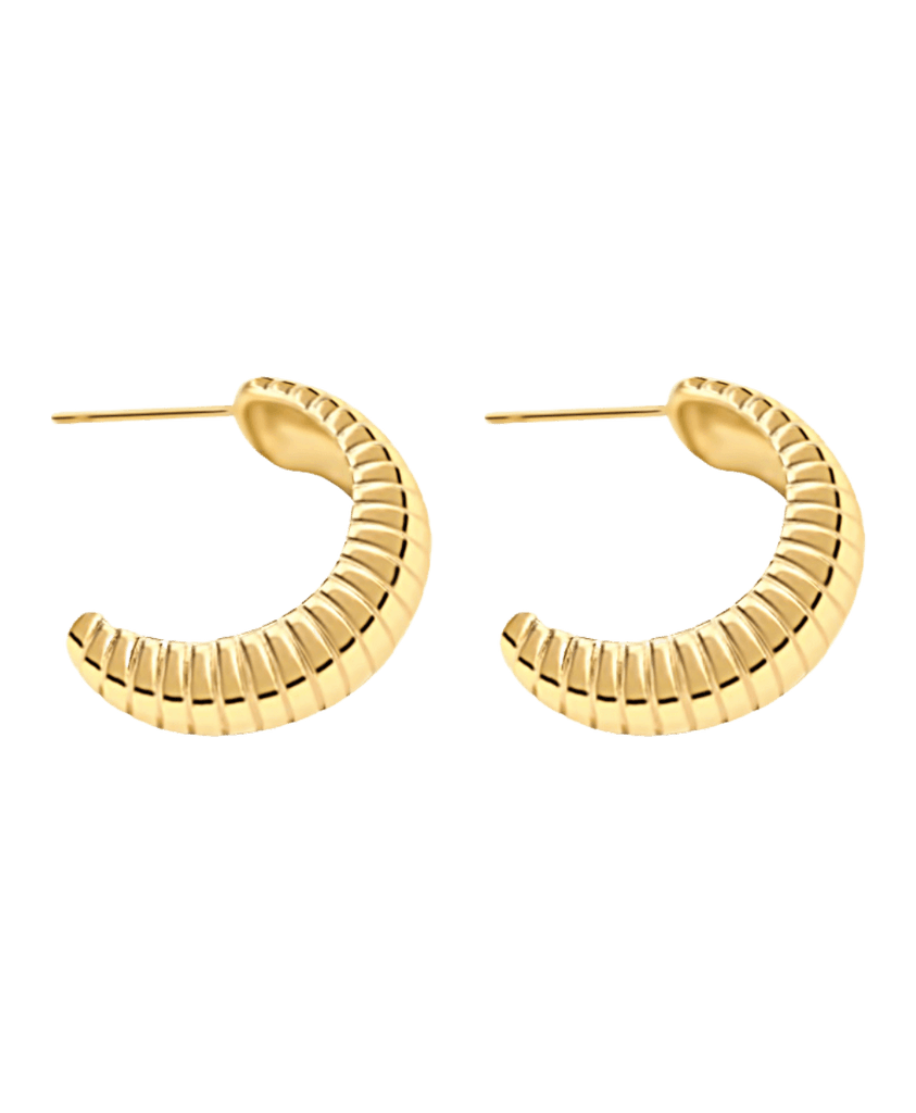 Calista Earrings 18ct Gold Plate - Larsson & Jennings | Official Store