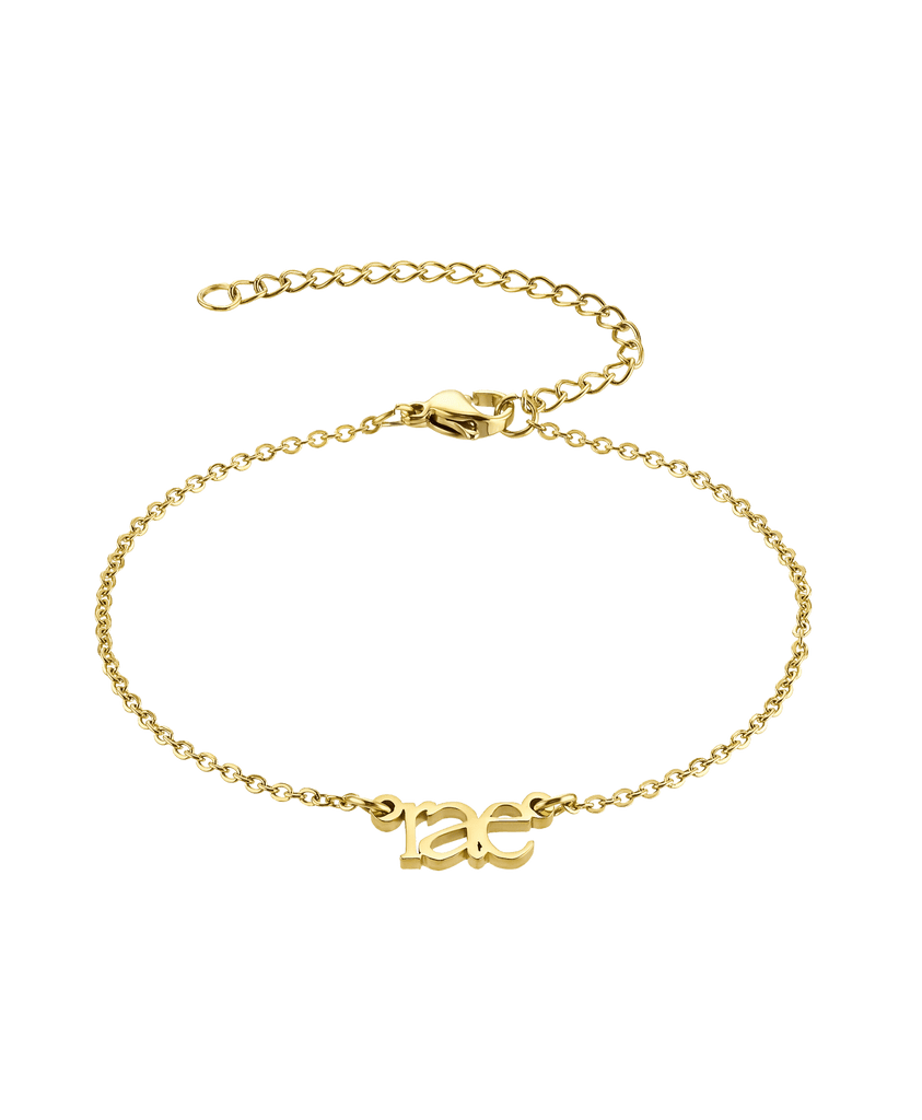 Sleek Name Bracelet 18ct Gold Vermeil - Larsson & Jennings | Official Store