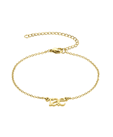 Sleek Name Bracelet 18ct Gold Vermeil - Larsson & Jennings | Official Store