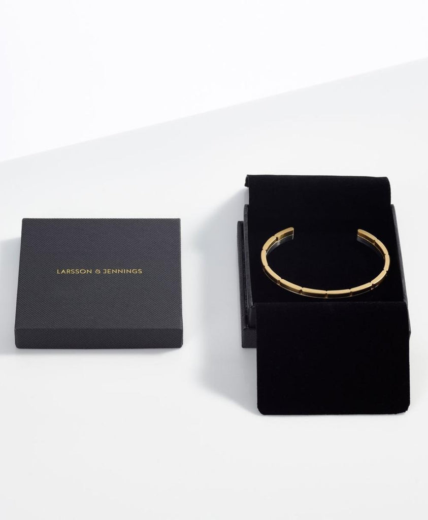 Rose Gold Link Bangle - Larsson & Jennings | Official Store