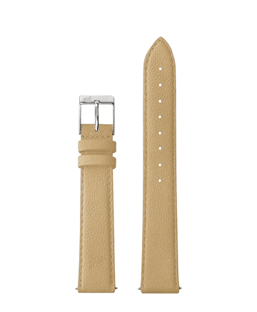 14mm Beige Strap with Silver Buckle - Larsson & Jennings | Official Store