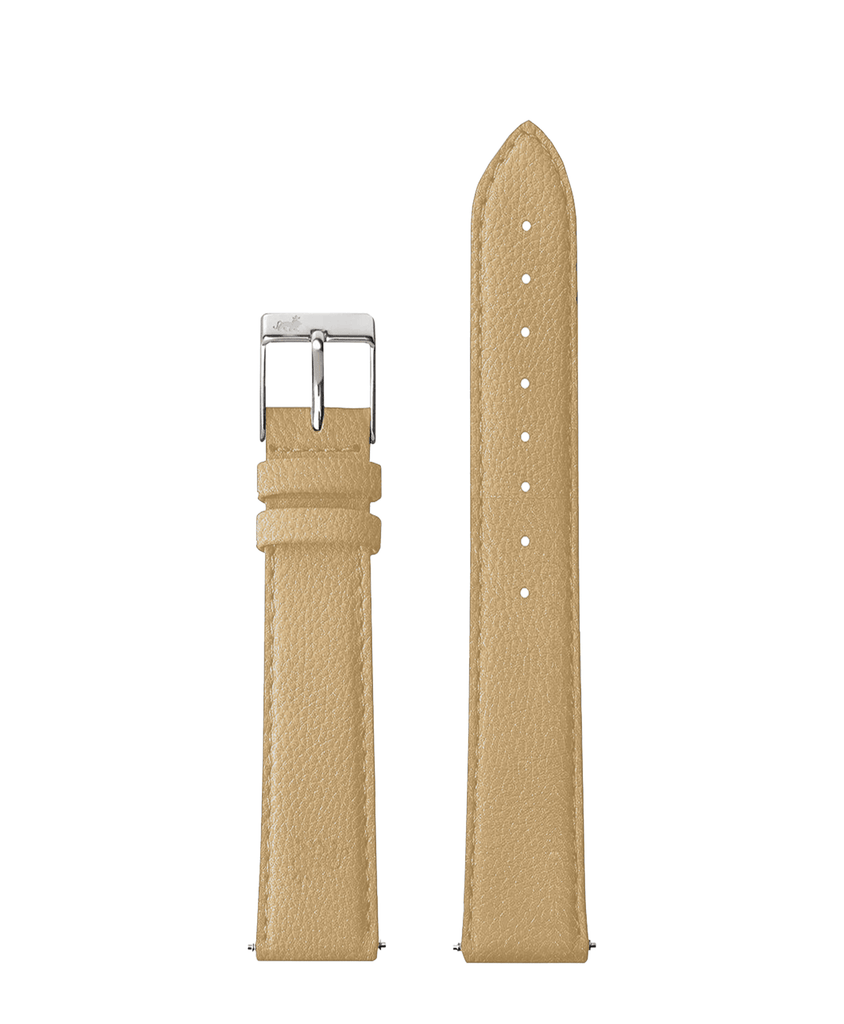 12mm Beige Strap with Silver Buckle - Larsson & Jennings | Official Store