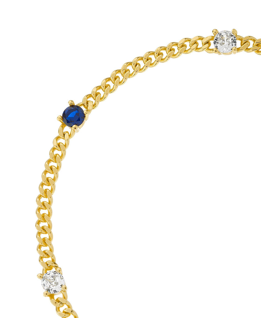 Birthstone Bracelet December 18ct Gold Plated - Larsson & Jennings | Official Store