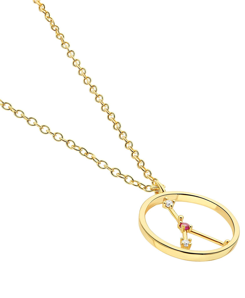 Zodiac Necklace Cancer 18ct Gold Plated - Larsson & Jennings | Official Store
