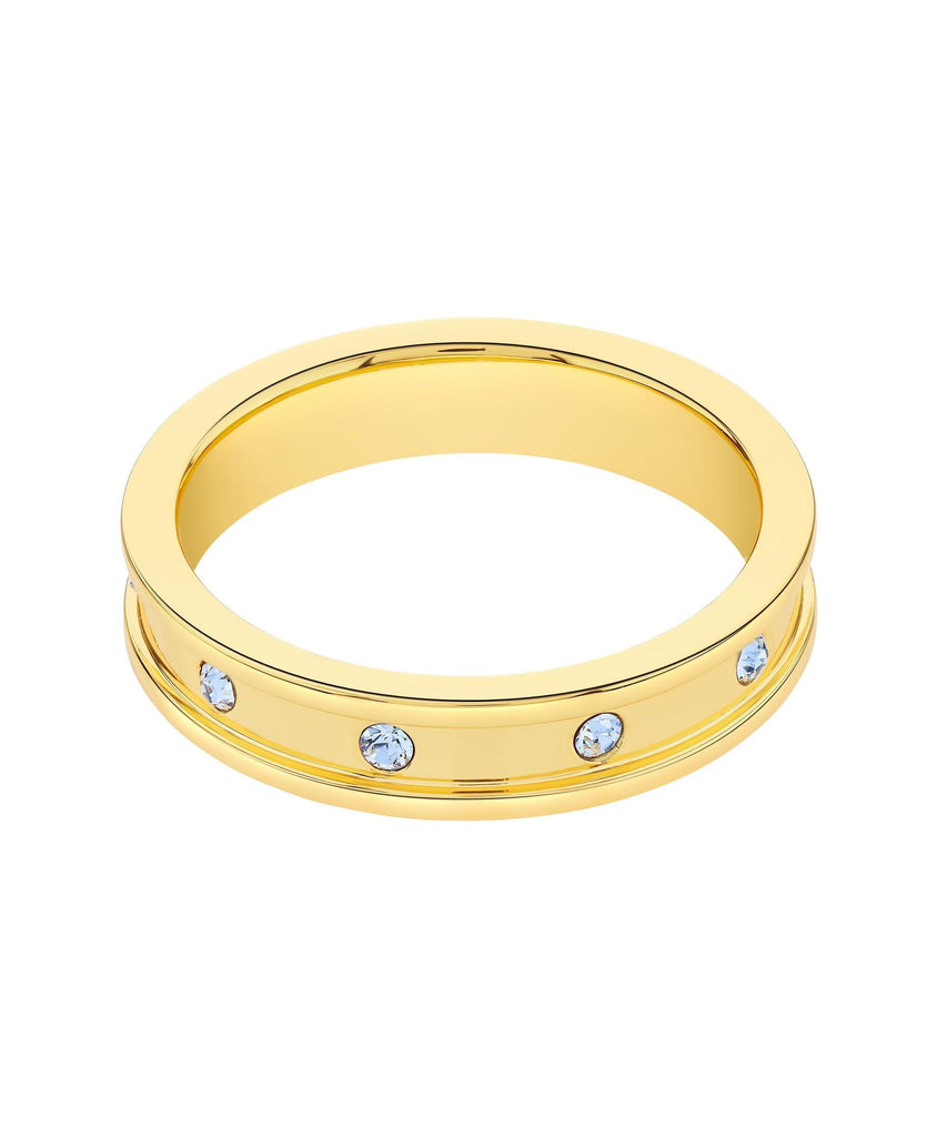Eevi Ring Blue 18ct Gold Plated - Larsson & Jennings | Official Store