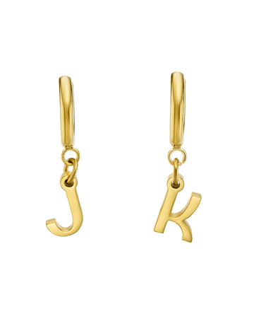 Signature Letter Hoops 18ct Gold Vermeil - Larsson & Jennings | Official Store