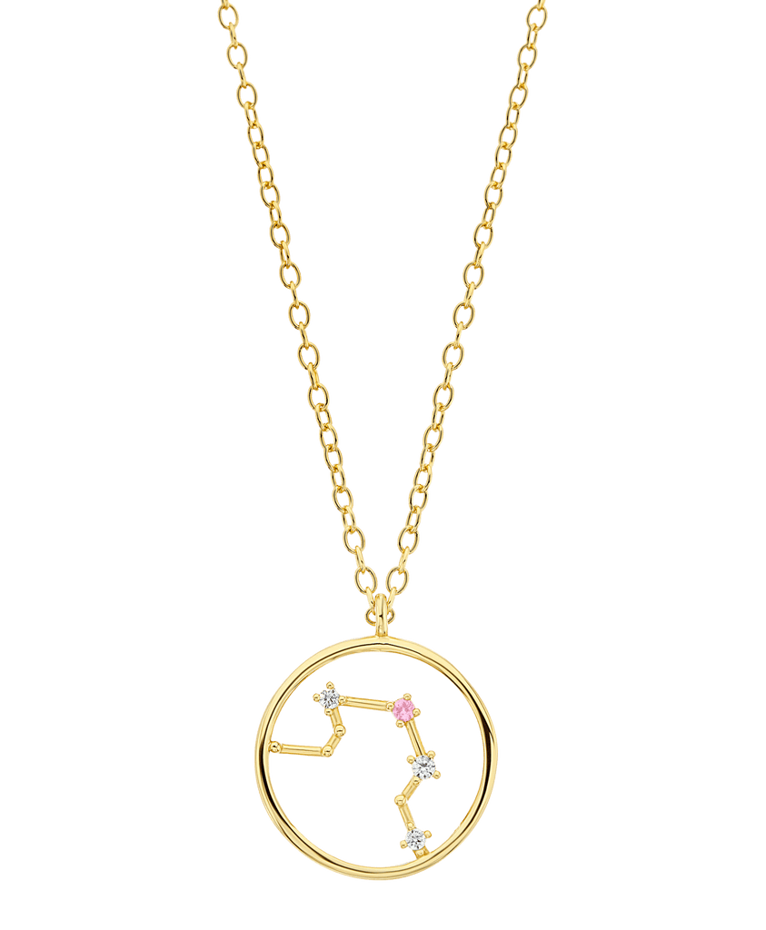 Zodiac Necklace Libra 18ct Gold Plated - Larsson & Jennings | Official Store