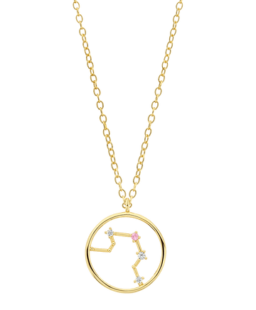 Zodiac Necklace Libra 18ct Gold Plated - Larsson & Jennings | Official Store