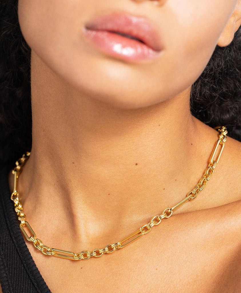 Lil Necklace 18ct Gold Plated - Larsson & Jennings | Official Store