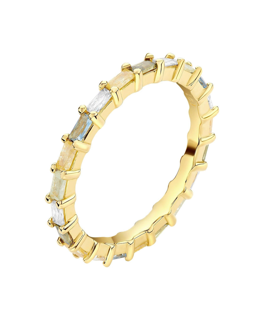Lilja Ring Multi 18ct Gold Plated - Larsson & Jennings | Official Store