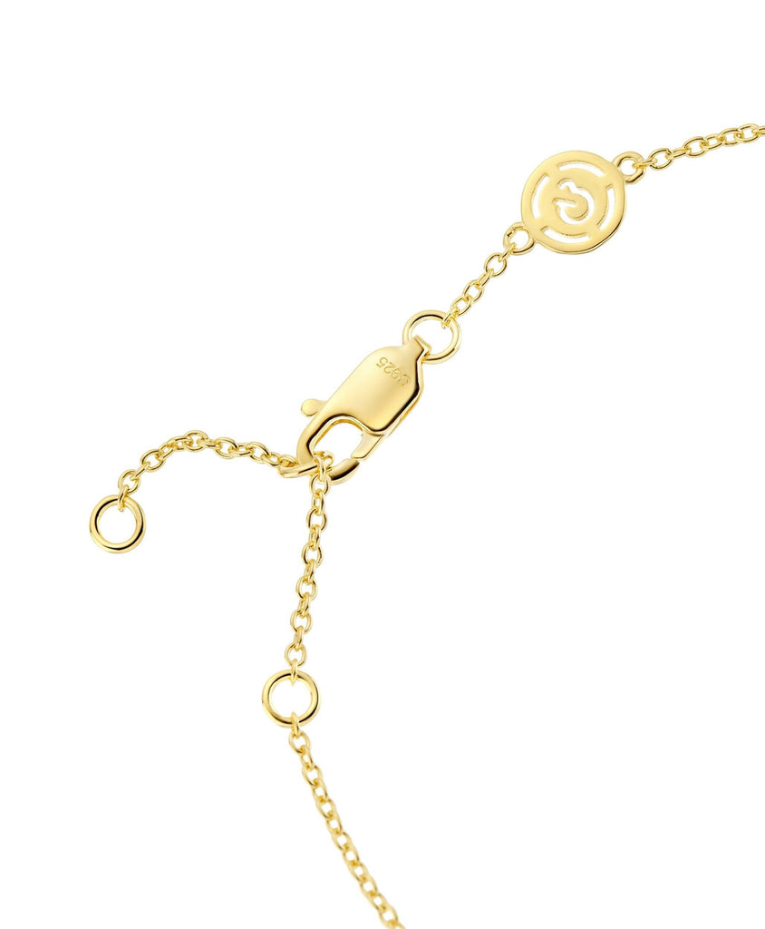 Luv Bracelet White 18ct Gold Plated - Larsson & Jennings | Official Store