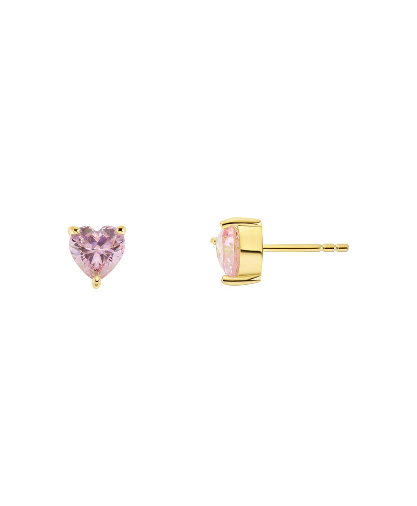 Luv Earrings Rose 18ct Gold Plated - Larsson & Jennings | Official Store