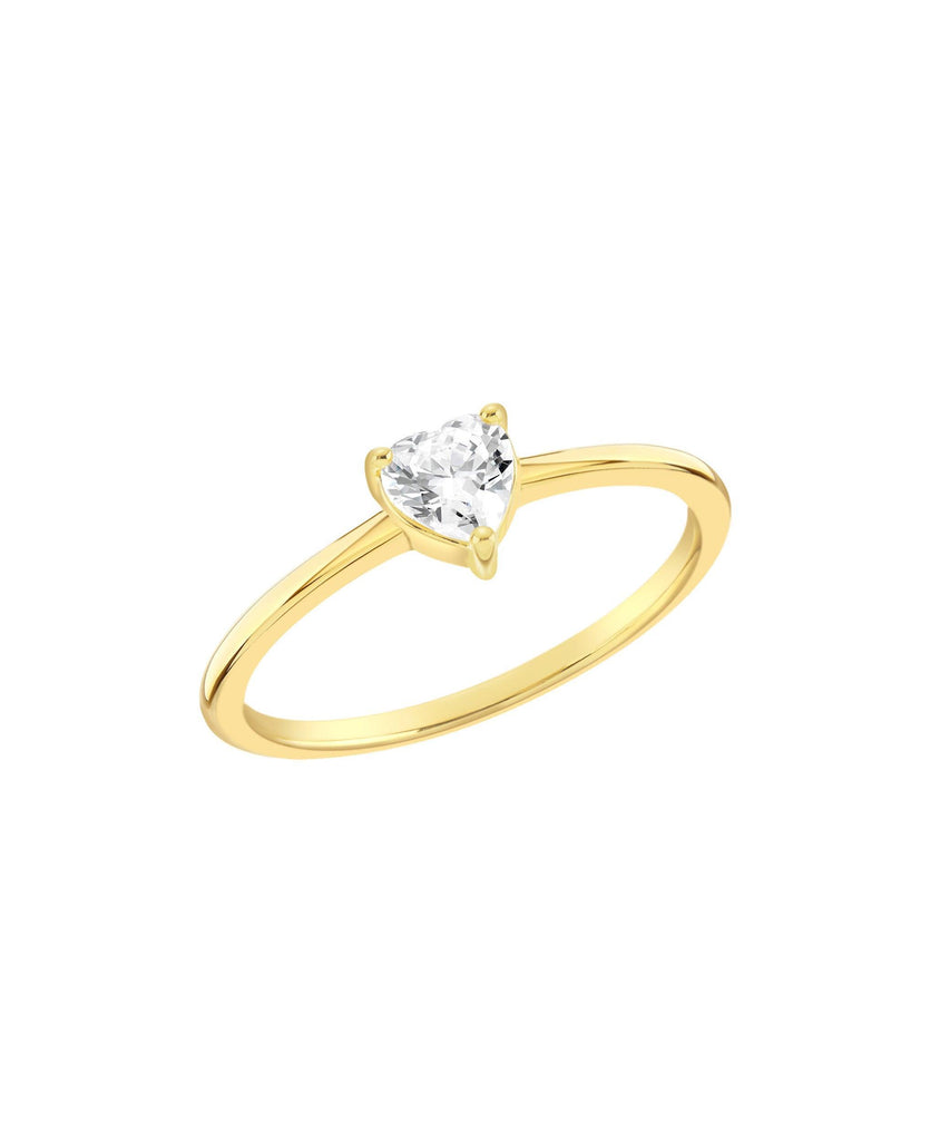Luv Ring White 18ct Gold Plated - Larsson & Jennings | Official Store