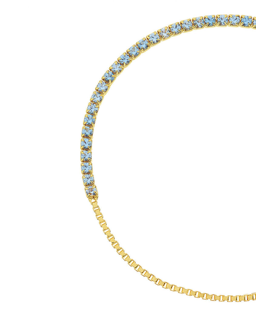 Mila Bracelet Blue 18ct Gold Plated - Larsson & Jennings | Official Store