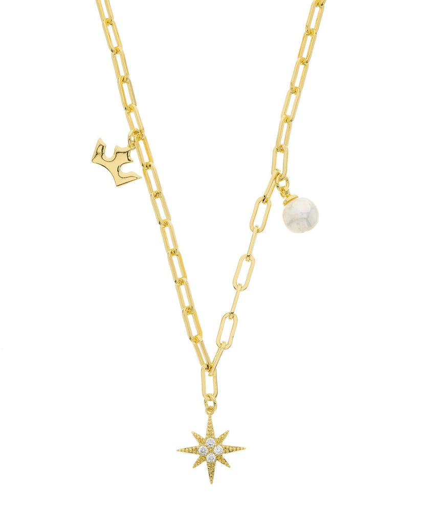 Mille Necklace 18ct Gold Plated - Larsson & Jennings | Official Store
