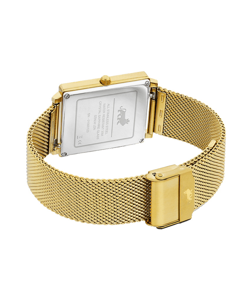 Norse Milanese 40mm Gold Satin-White - Larsson & Jennings | Official Store