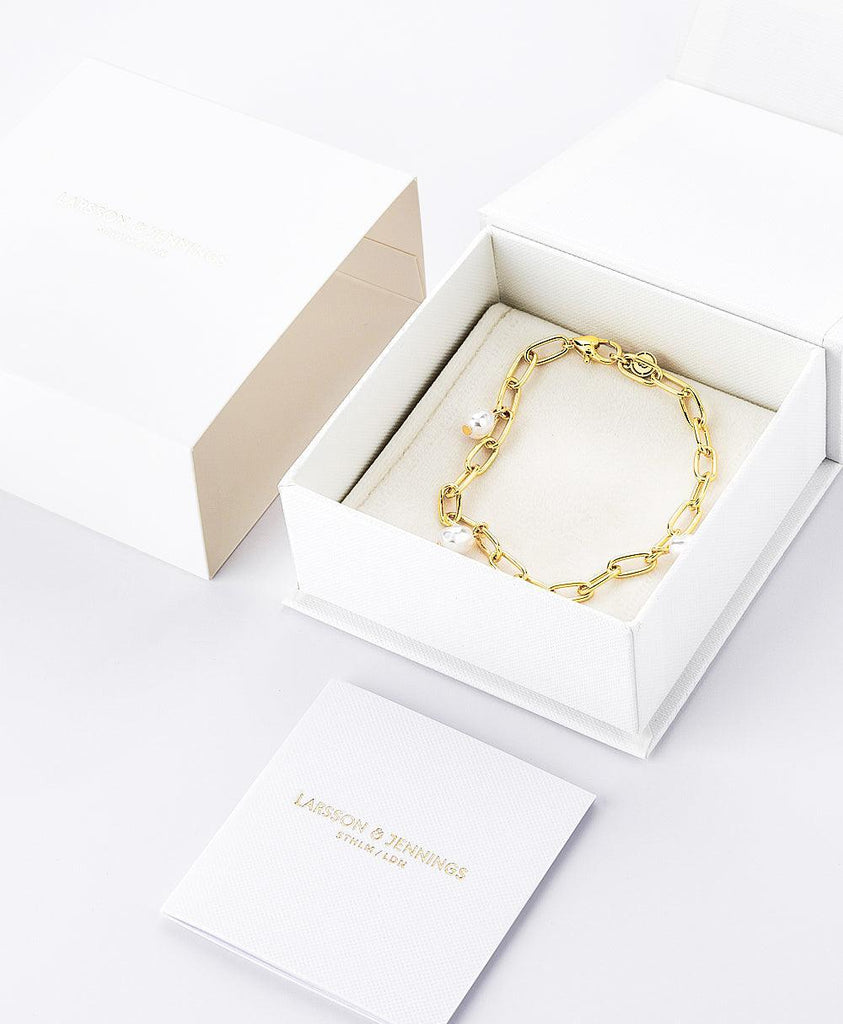 Liva Bracelet 18ct Gold Plated - Larsson & Jennings | Official Store