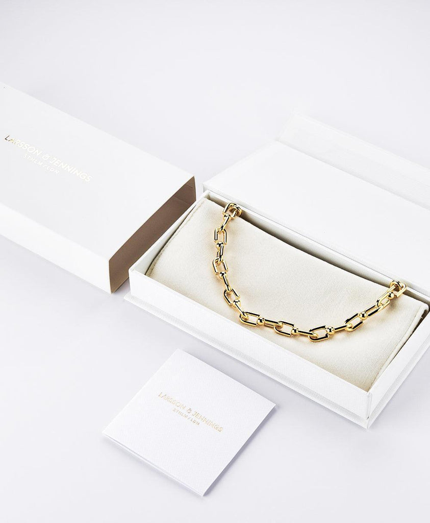 Tuva Necklace 18ct Gold Plated - Larsson & Jennings | Official Store