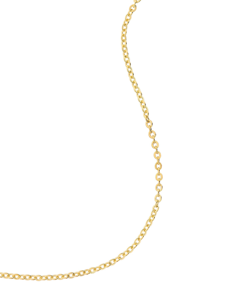 Rosa Necklace White 18ct Gold Plated - Larsson & Jennings | Official Store