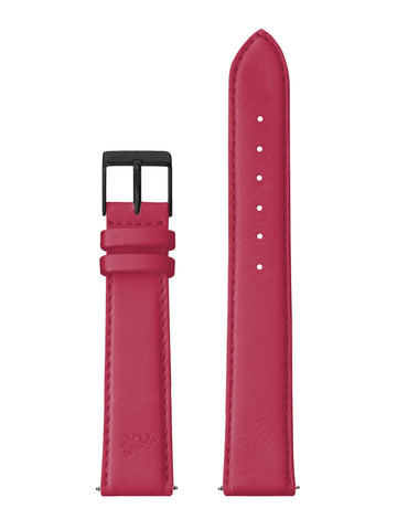 18mm Red Strap with Black Buckle - Larsson & Jennings | Official Store