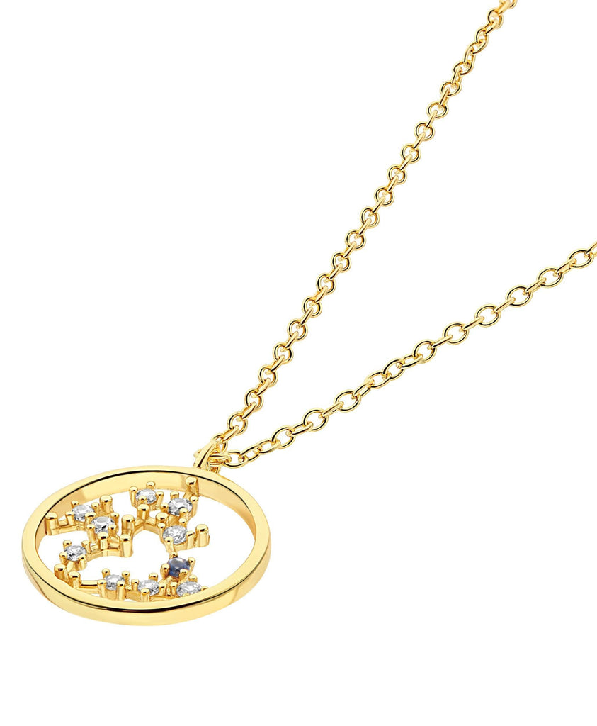 Zodiac Necklace Sagittarius 18ct Gold Plated - Larsson & Jennings | Official Store