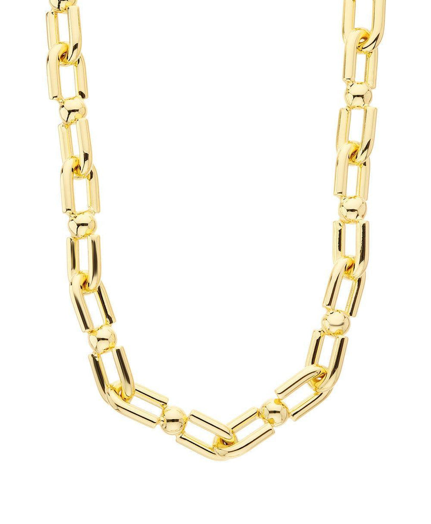 Tuva Bold Necklace 18ct Gold Plated - Larsson & Jennings | Official Store