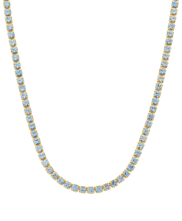 Mila Necklace Blue 18ct Gold Plated - Larsson & Jennings | Official Store