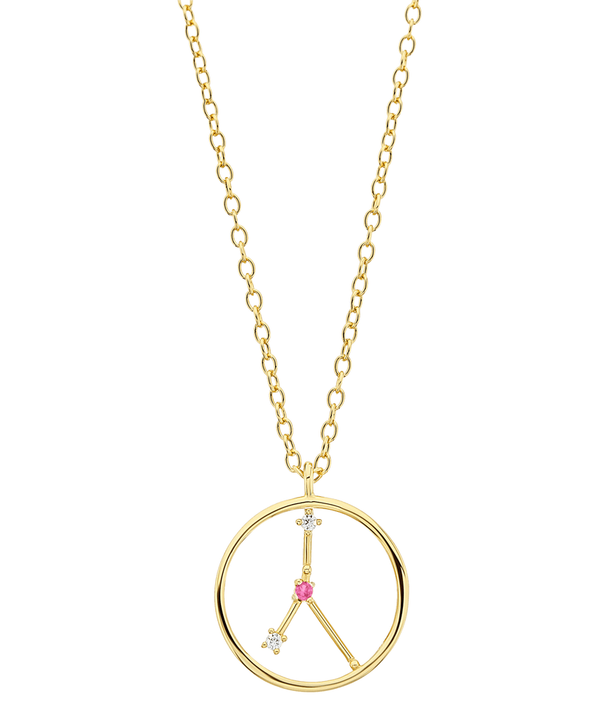 Zodiac Necklace Cancer 18ct Gold Plated - Larsson & Jennings | Official Store