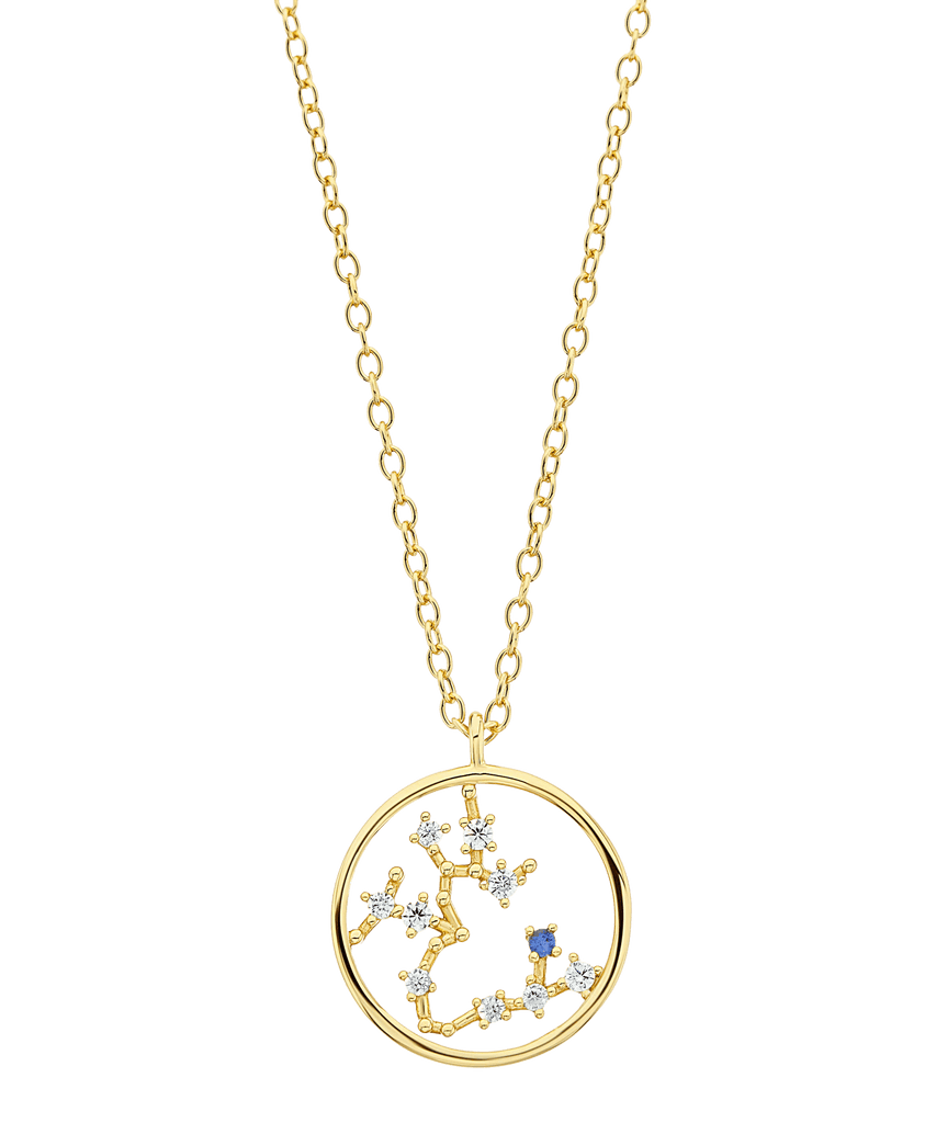 Zodiac Necklace Sagittarius 18ct Gold Plated - Larsson & Jennings | Official Store
