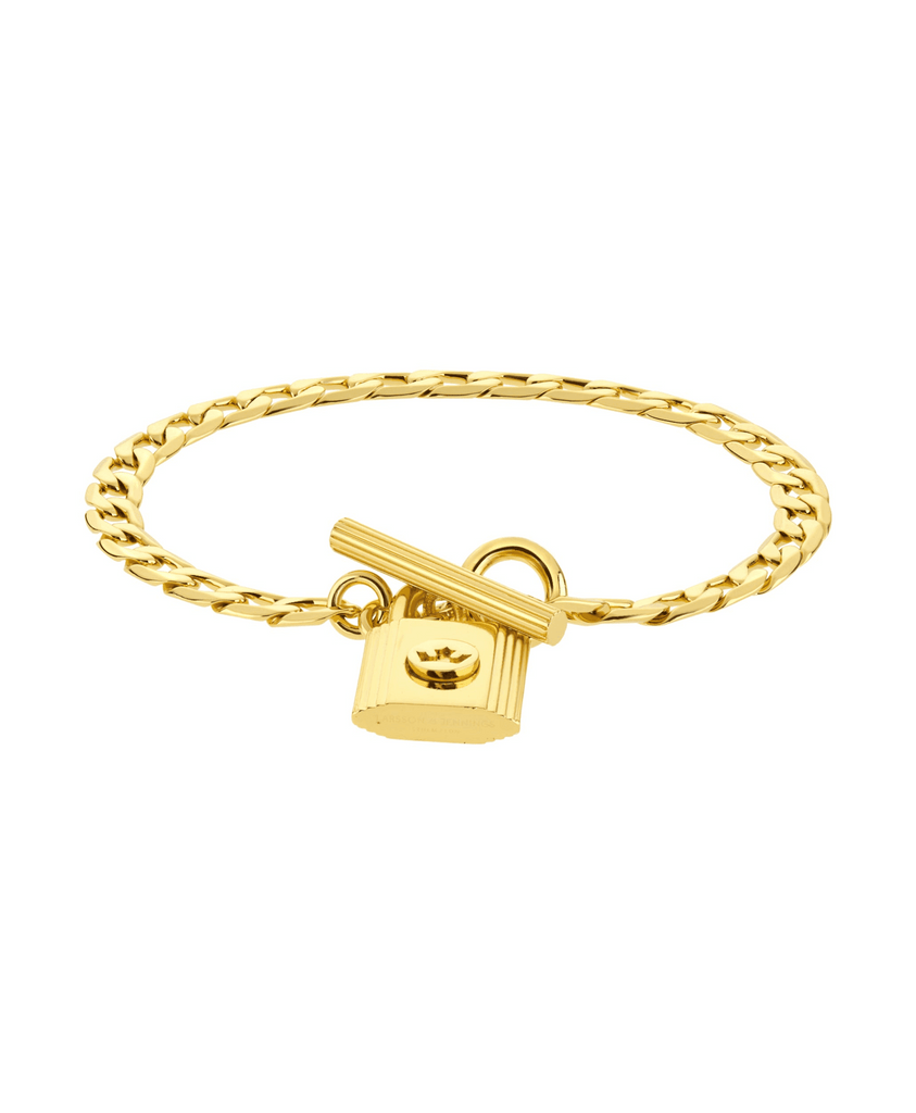 Harpa Bracelet 18ct Gold Plated - Larsson & Jennings | Official Store